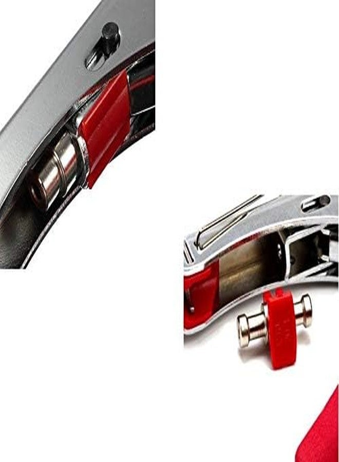 MESHIV أداة ضغط كابلات Meshiv المحورية لـ RG6 وRG59 وRG11 | أداة تجعيد موصلات من النوع F شديدة التحمل بمقبض مانع للانزلاق | أداة تجعيد كابلات محورية احترافية للتلفزيون والأقمار الصناعية وكاميرات المراقبة والإنترنت عريض النطاق (أحمر) - Image 4